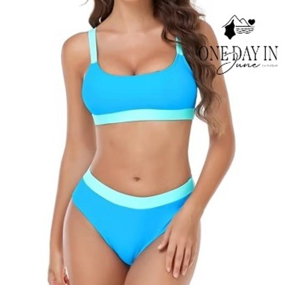 Adisputent Crop Bikini Swimsuit Size S